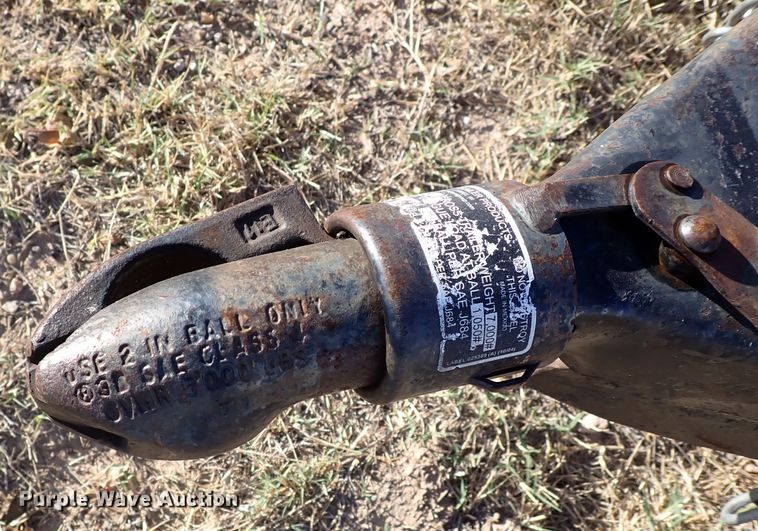 image for item DL6138 1998 Texas Bragg  utility trailer