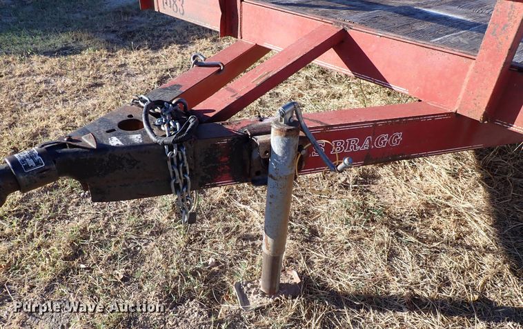 image for item DL6138 1998 Texas Bragg  utility trailer