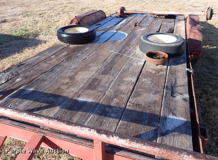 image for item DL6138 1998 Texas Bragg  utility trailer