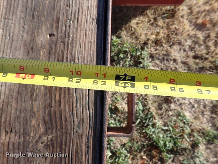 image for item DL6138 1998 Texas Bragg  utility trailer