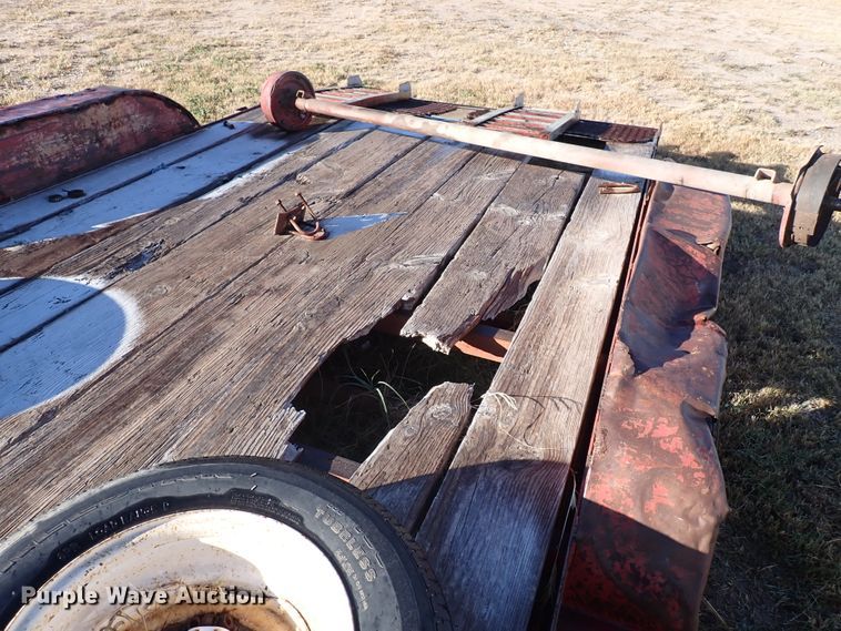 image for item DL6138 1998 Texas Bragg  utility trailer