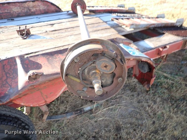 image for item DL6138 1998 Texas Bragg  utility trailer