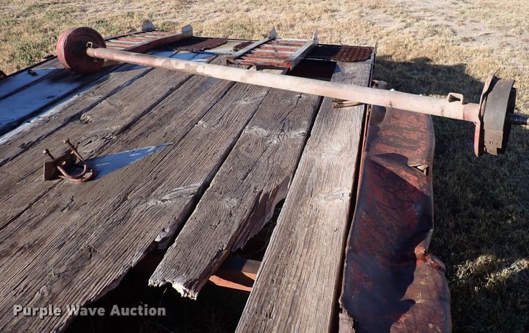 image for item DL6138 1998 Texas Bragg  utility trailer