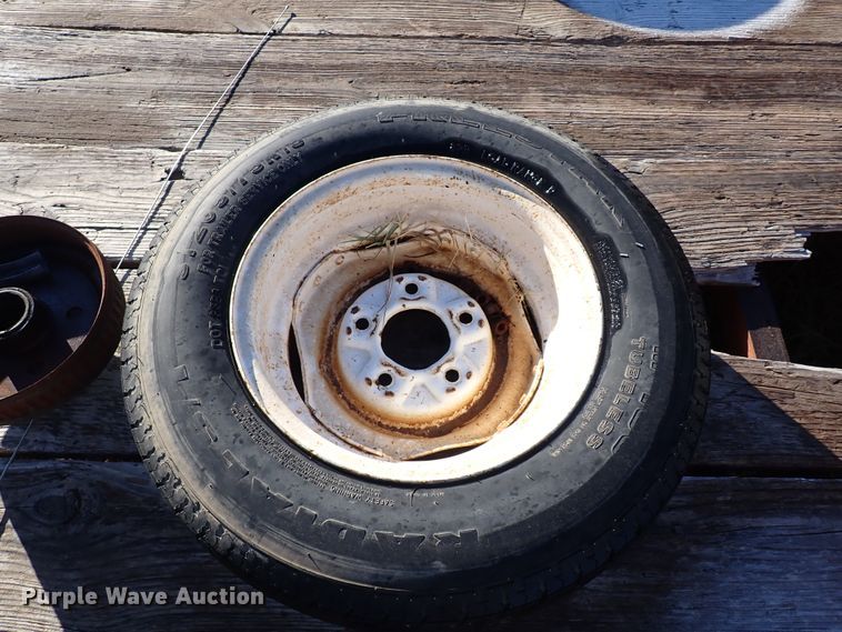 image for item DL6138 1998 Texas Bragg  utility trailer