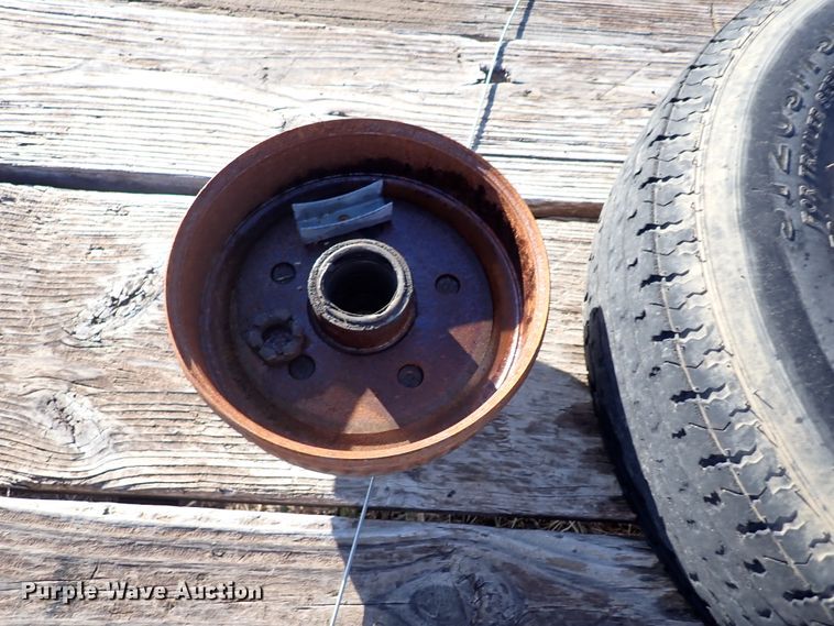 image for item DL6138 1998 Texas Bragg  utility trailer