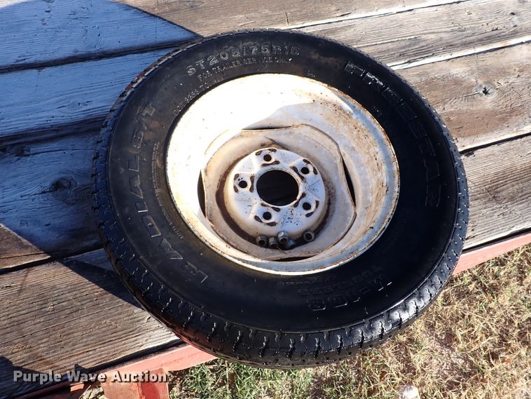 image for item DL6138 1998 Texas Bragg  utility trailer