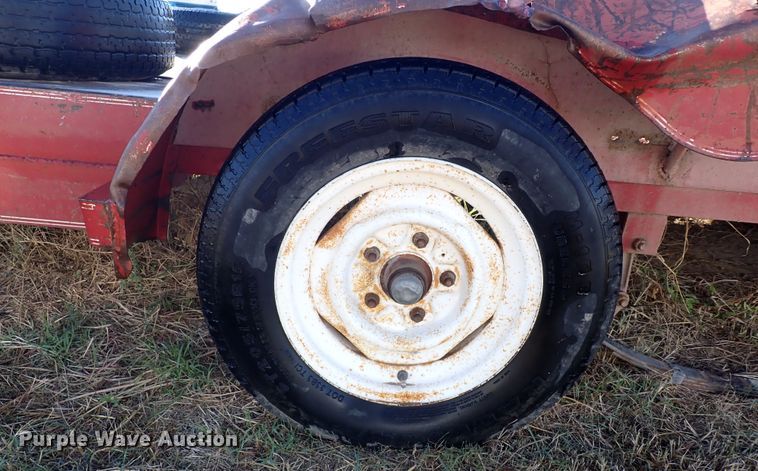 image for item DL6138 1998 Texas Bragg  utility trailer