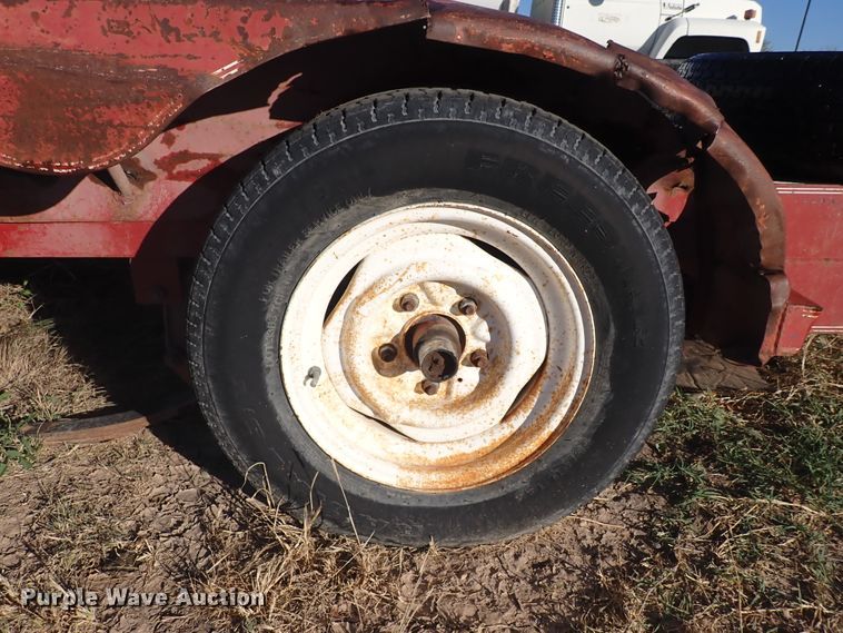 image for item DL6138 1998 Texas Bragg  utility trailer