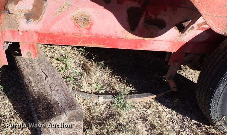 image for item DL6138 1998 Texas Bragg  utility trailer