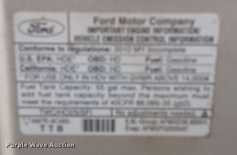 image for item DL6142 2010 Ford Econoline E450  shuttle bus