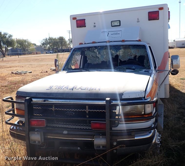 image for item DL6145 1996 Ford F350  ambulance