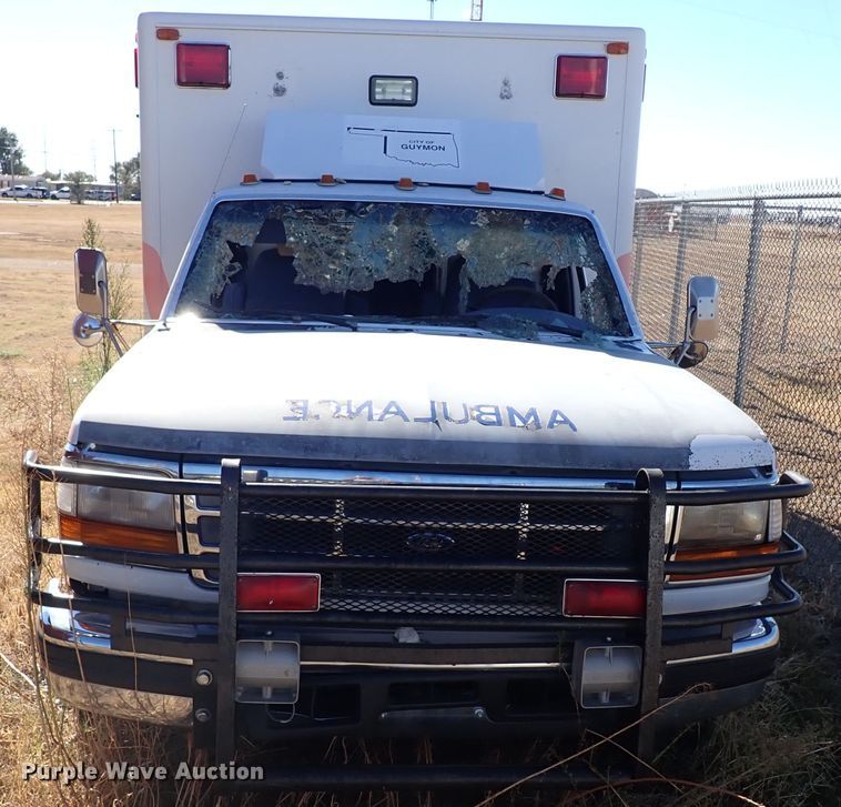 image for item DL6145 1996 Ford F350  ambulance