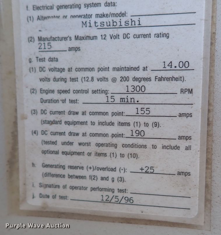 image for item DL6145 1996 Ford F350  ambulance