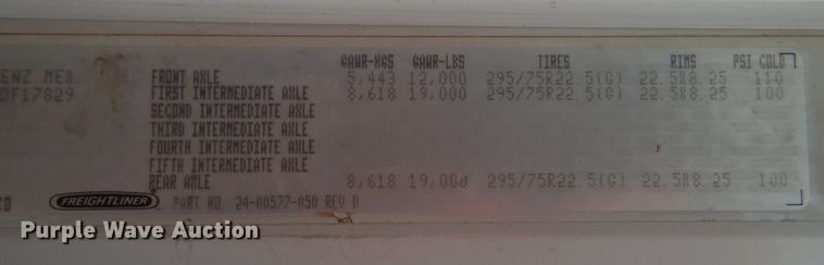 image for item DN0061 2000 Freightliner FLD120  semi truck