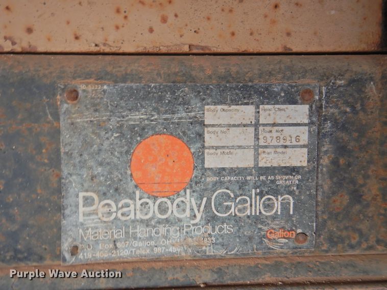 image for item DN0062 1986 Ford F600  dump truck