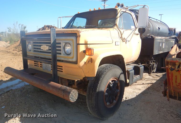 image for item DN6503 1983 Chevrolet C70  oil distributor truck