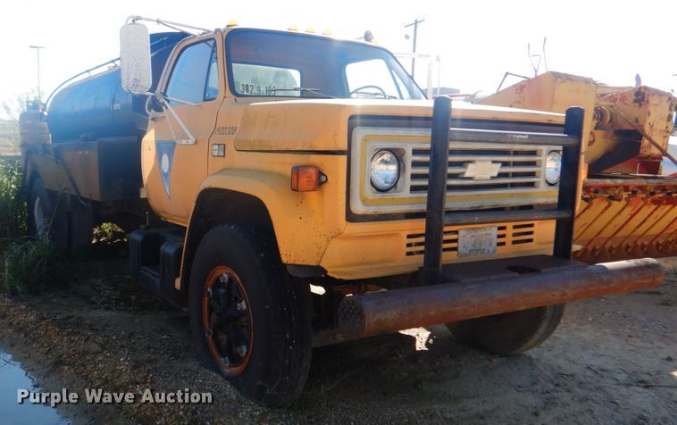 image for item DN6503 1983 Chevrolet C70  oil distributor truck