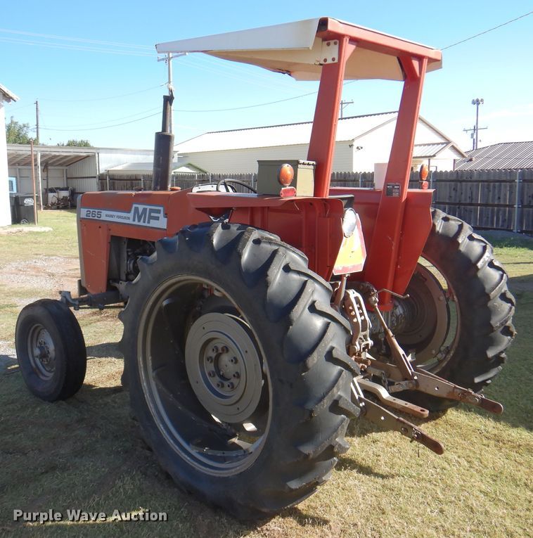 image for item EX9676 1975 Massey Ferguson 265  tractor