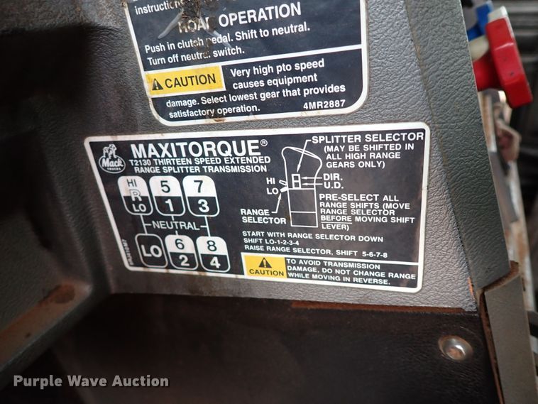 image for item IC9579 1998 Mack CH613  dump truck