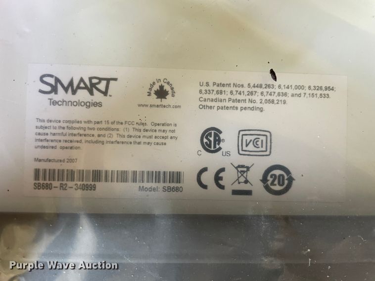 image for item II9485 Smart Technologies SB680  smartboard