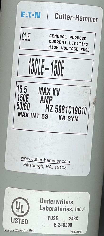 image for item IK9570 Eaton Cutler Hammer  switchgear assembly