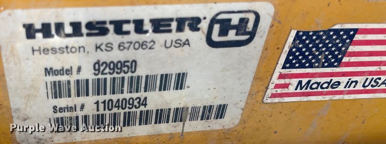 image for item IK9576 Hustler Super Z  ZTR lawn mower