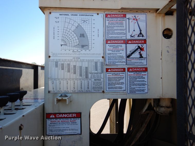 image for item IM9500 1992 International 2554  crane truck