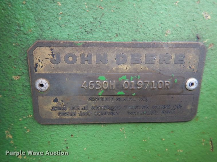 image for item IN9887 1976 John Deere 4630  tractor