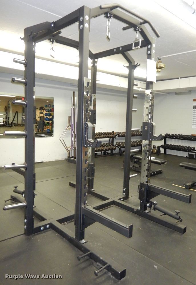 image for item IW9889 BFS double sided weightlifting half rack