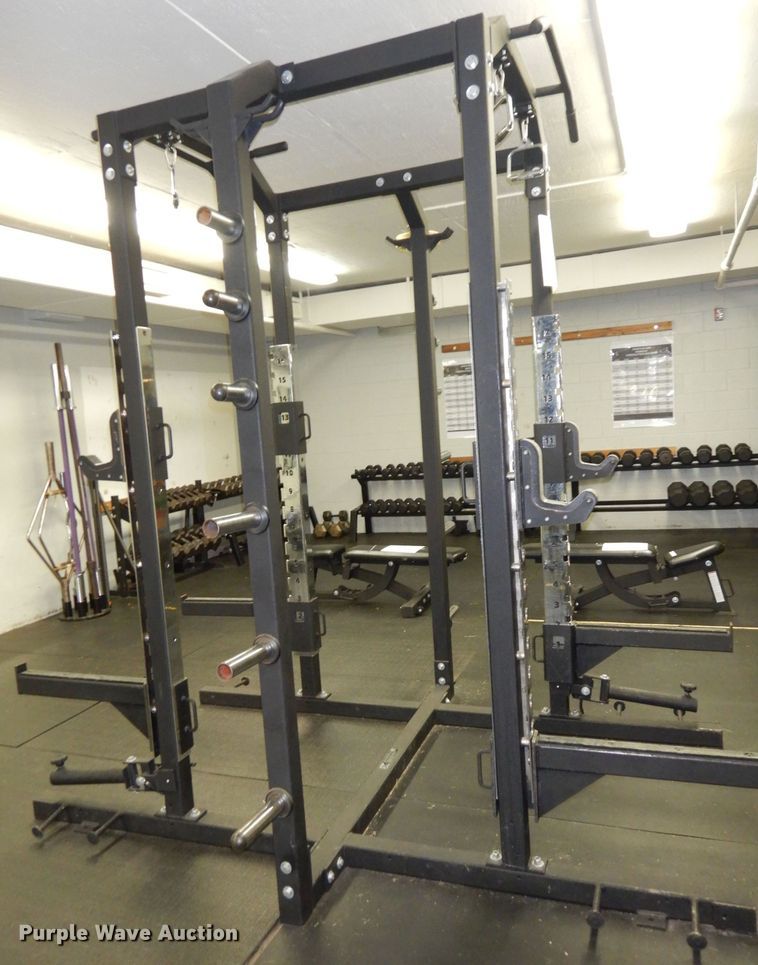 image for item IW9889 BFS double sided weightlifting half rack