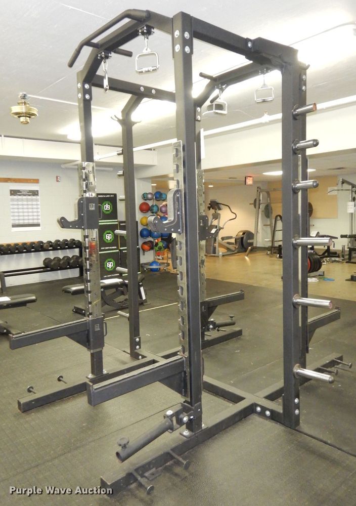 image for item IW9889 BFS double sided weightlifting half rack