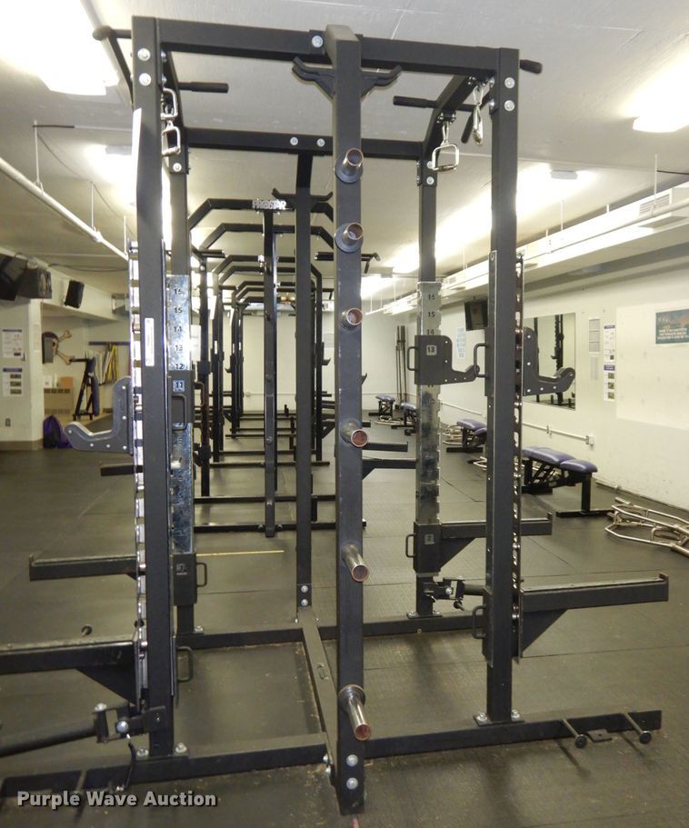 image for item IW9889 BFS double sided weightlifting half rack