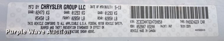 image for item IX9499 2013 Dodge Charger Police