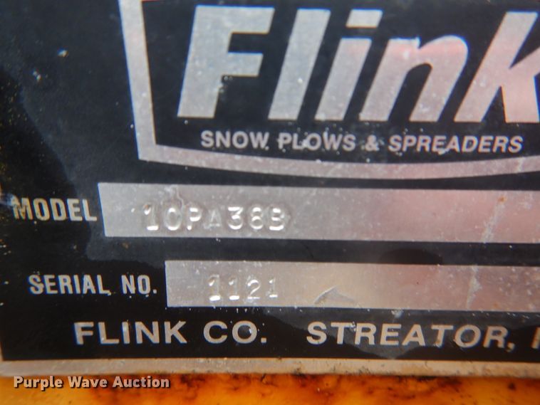 image for item JF9924 Flink 10PA38B  snow plow
