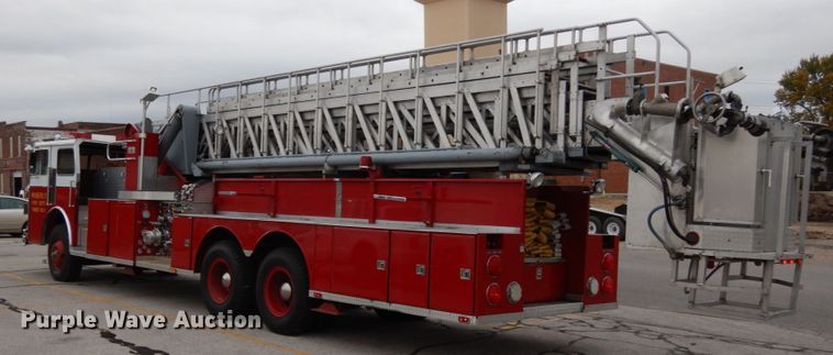image for item JI9379 1984 Sutphen  ladder fire truck