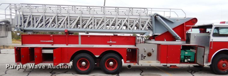image for item JI9379 1984 Sutphen  ladder fire truck