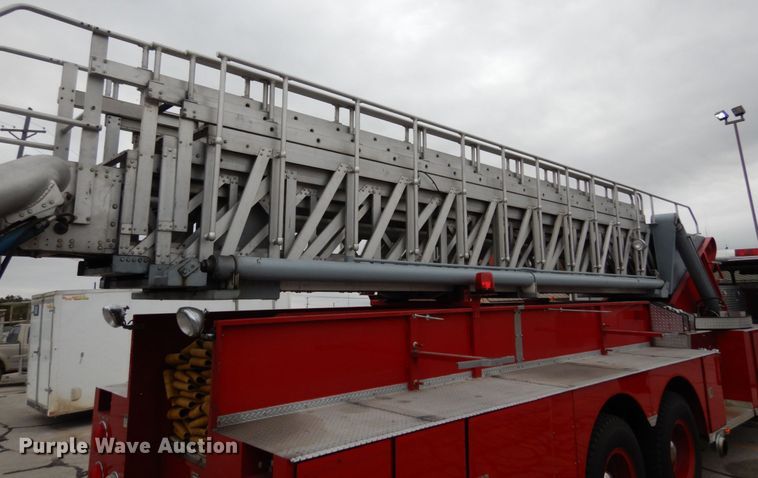 image for item JI9379 1984 Sutphen  ladder fire truck