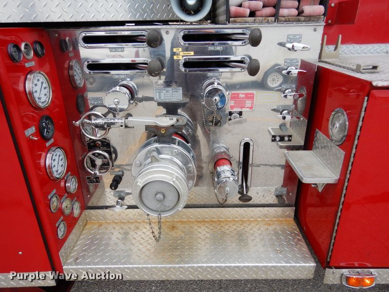 image for item JI9379 1984 Sutphen  ladder fire truck