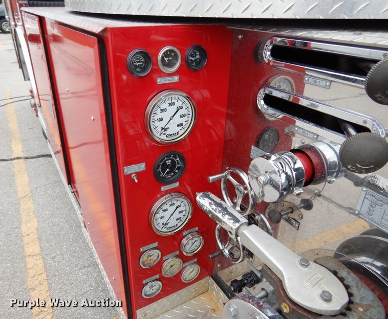 image for item JI9379 1984 Sutphen  ladder fire truck