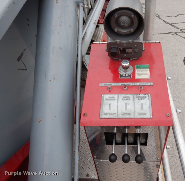 image for item JI9379 1984 Sutphen  ladder fire truck