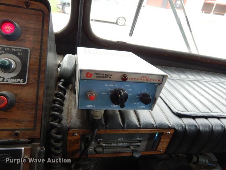 image for item JI9379 1984 Sutphen  ladder fire truck