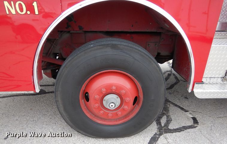 image for item JI9379 1984 Sutphen  ladder fire truck