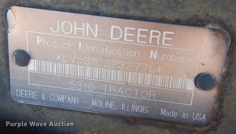 image for item JS9507 1999 John Deere 5310  tractor