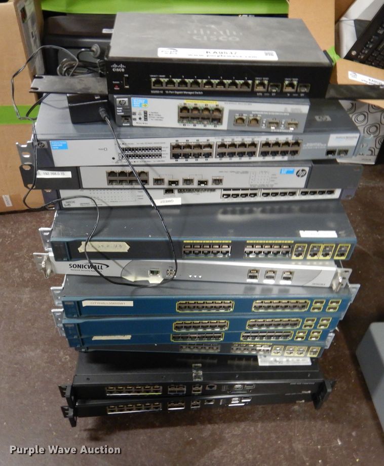 (14) HP switches in Aberdeen, SD Item KA9537 sold Purple Wave