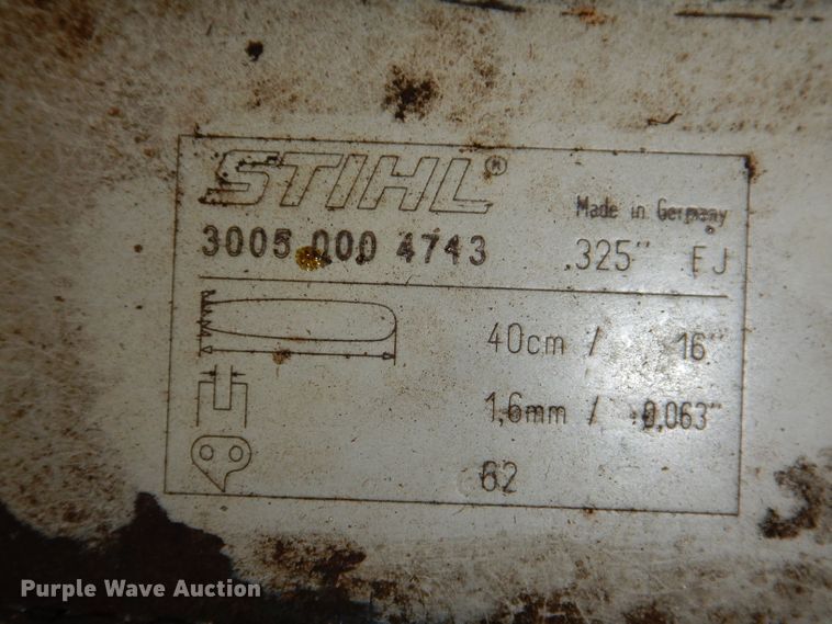 image for item KA9541 (2) hydraulic chainsaws