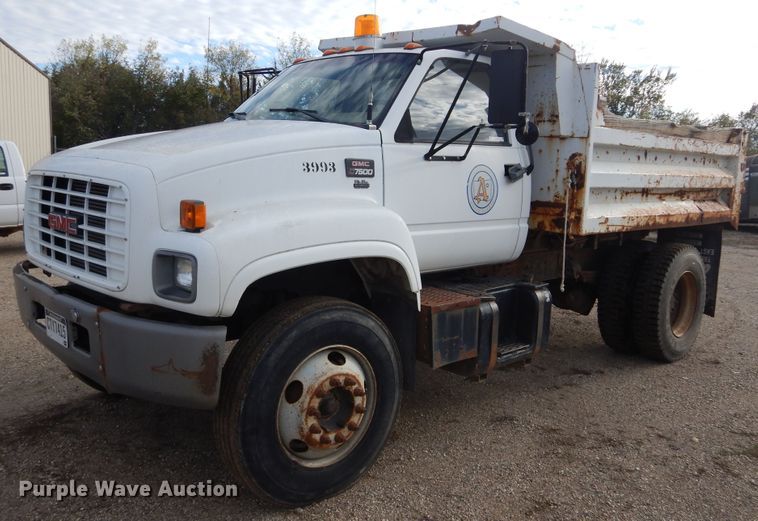 image for item KA9548 2000 GMC C7500  dump truck