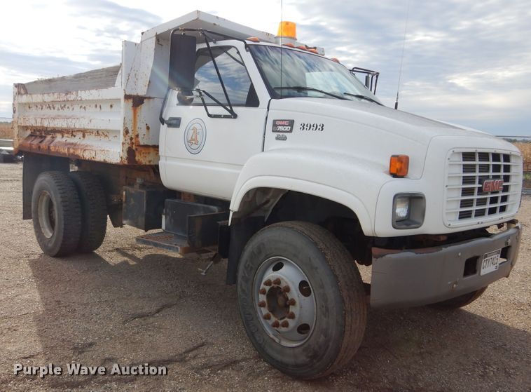 image for item KA9548 2000 GMC C7500  dump truck