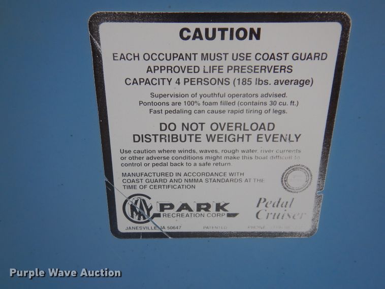 image for item KA9553 (2) Kay Park Pedal Cruiser paddle boats