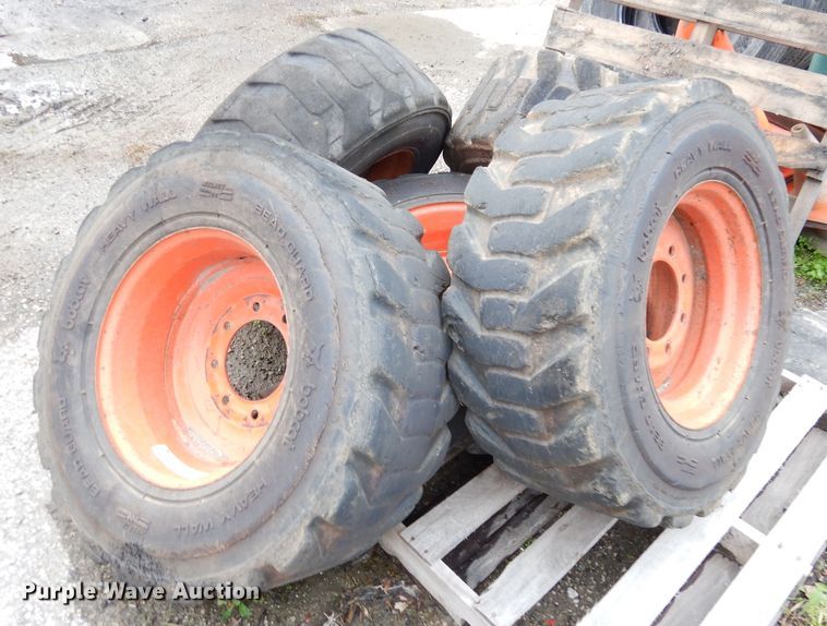 (5) Bobcat 1216.5 tires and wheels in Leavenworth, KS Item KA9653