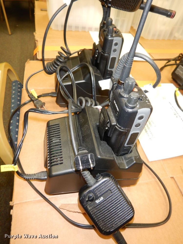 image for item KA9704 (4) Harris XG-75Pe two-way radios